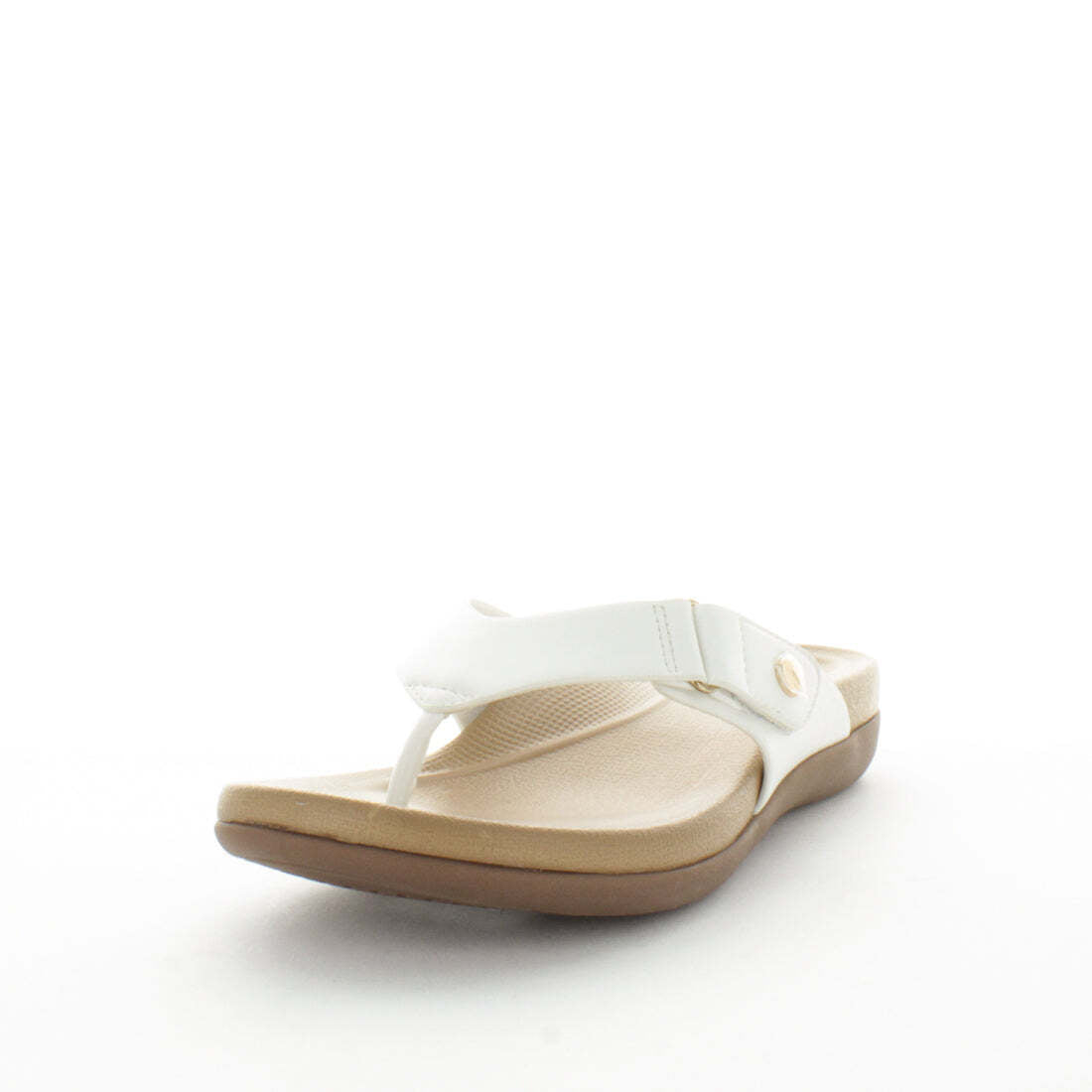 AEROCUSHION Women's MESPY Slides White Shoe 38EU Main image