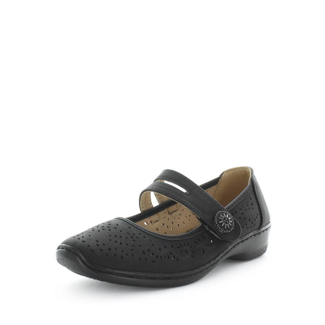 AEROCUSHION Women's MIKERII Flats Black Shoe 10US Main image