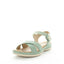 AEROCUSHION Women's MIRINA Sandals Green Shoe 39EU
