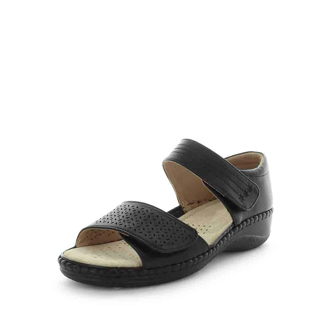 AEROCUSHION Women's MOOSE2 Sandals Black Shoe 7US Main image