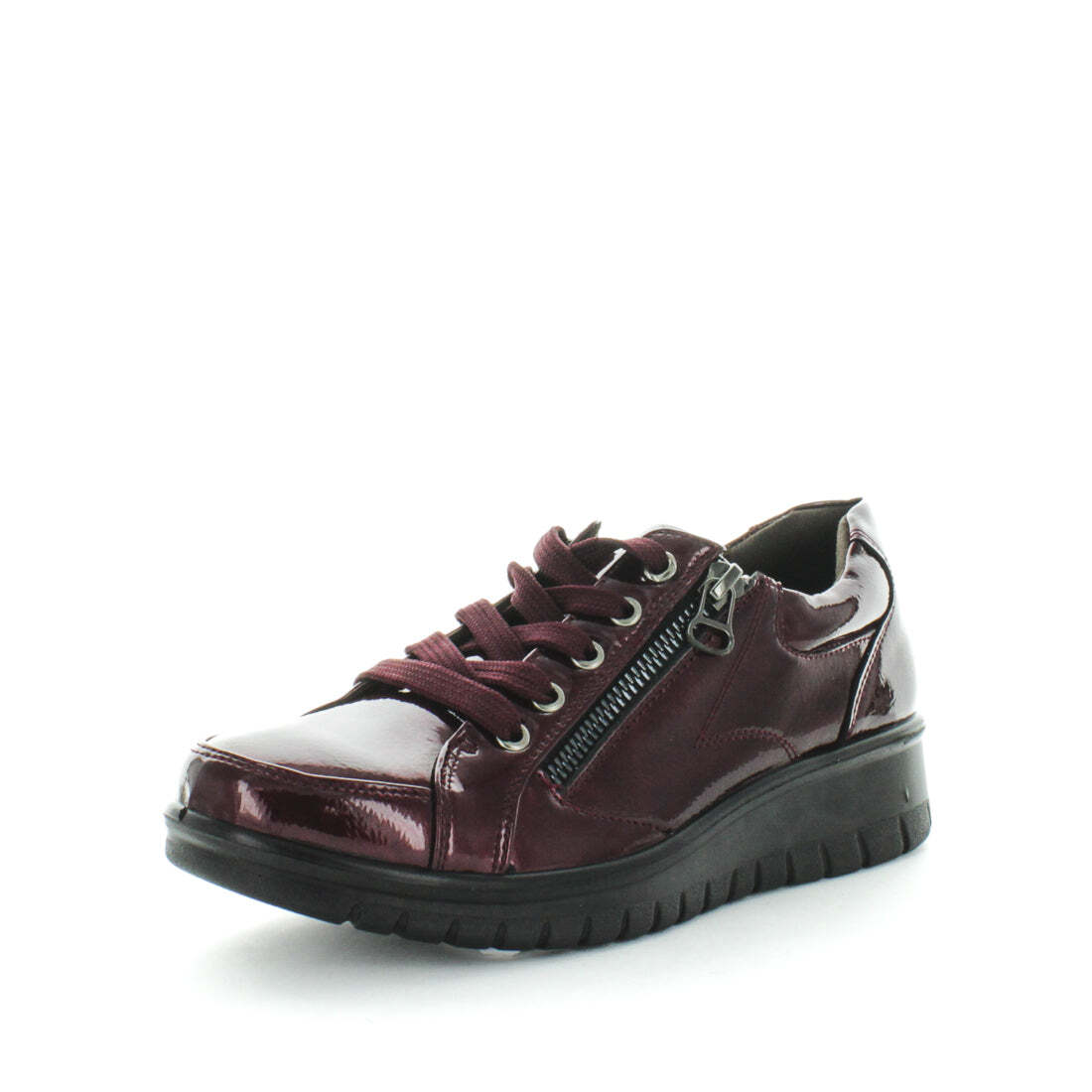 AEROCUSHION Women's MOUSSE Sneakers Wine Patent Shoe 5US Main image
