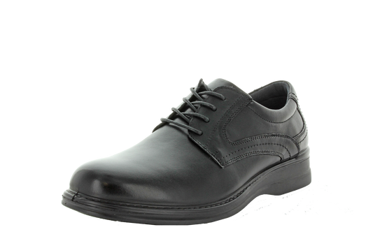 CHURCHILL Boy's TYRANT School Black Shoe 43EU