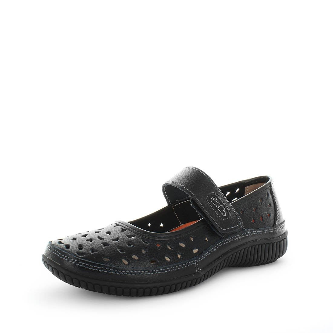 JUST BEE Women's CALEBASIC Flats Black 36EU Main image