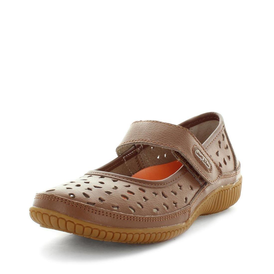 JUST BEE Women's CALE Flats Tan 36EU Main image