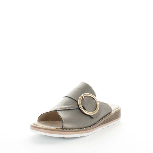 JUST BEE Women's CAMPINA Wedges Pewter 38EU