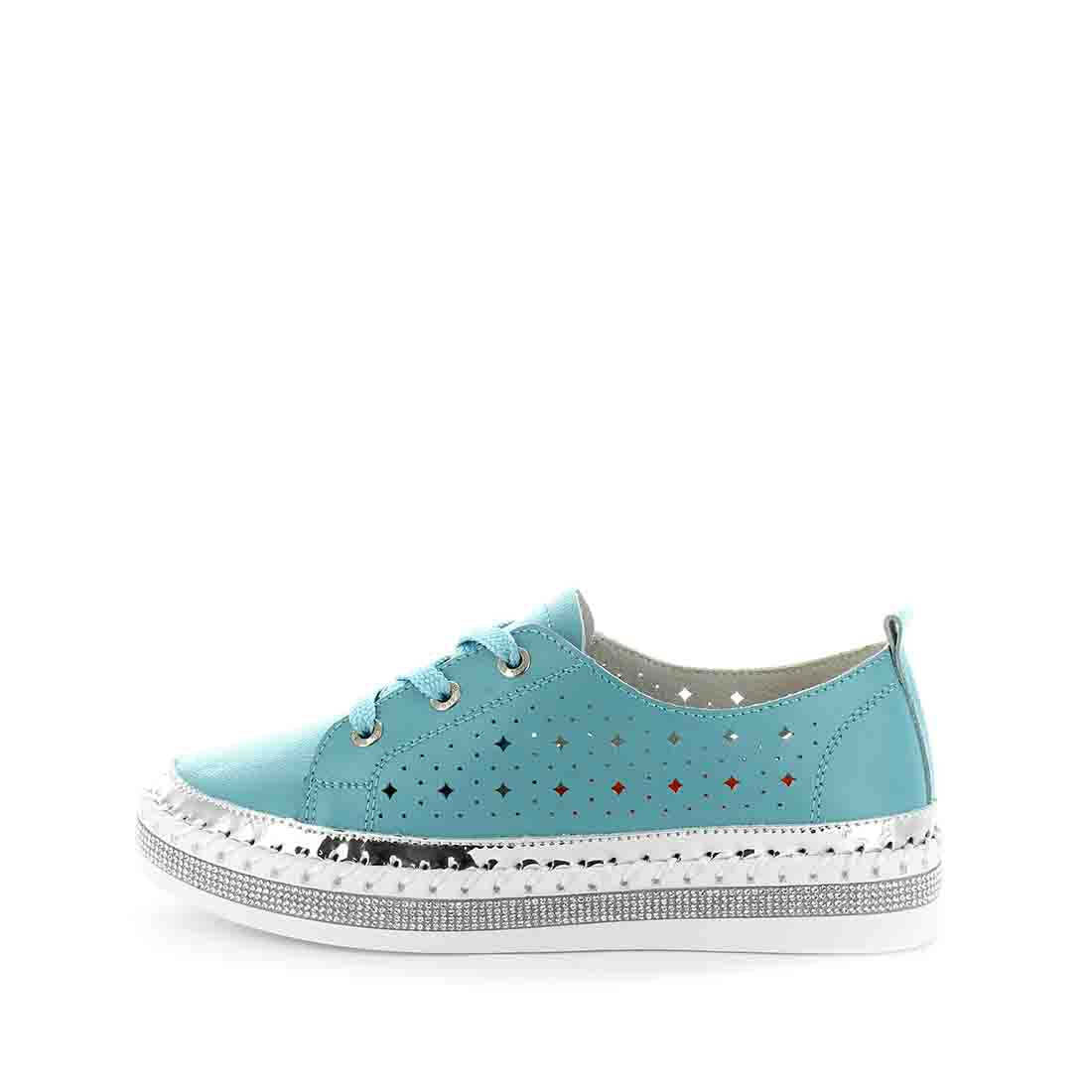 JUST BEE Women's CASINI Flats Aqua 40EU Main image