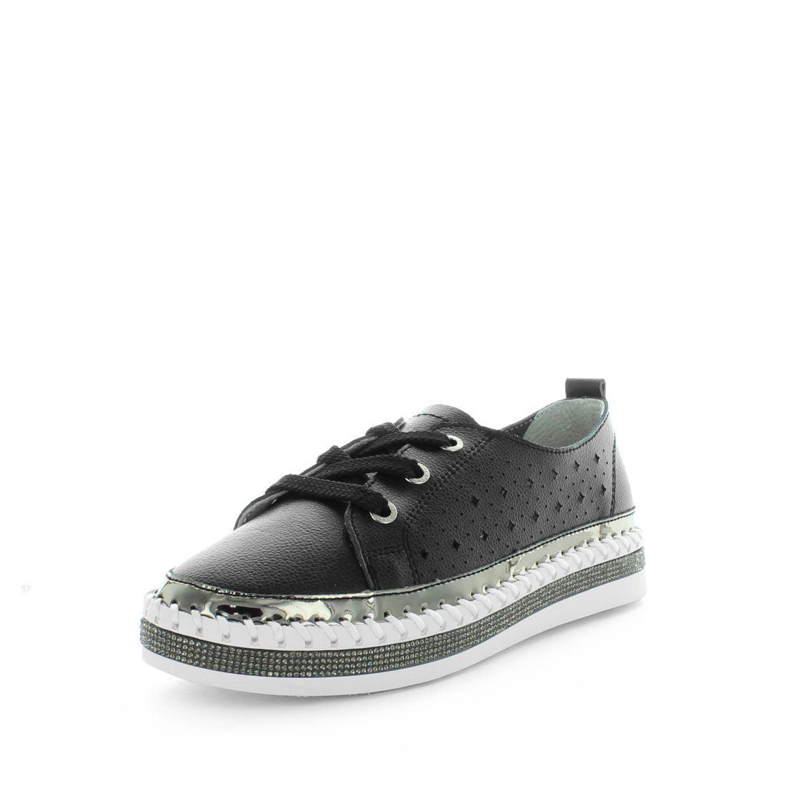 JUST BEE Women's CASINI Flats Black 38EU Main image