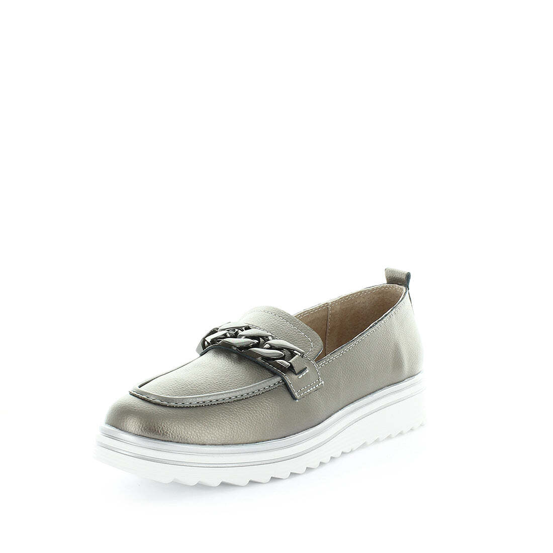 JUST BEE Women's CHANTAL Loafers / Slip ons Pewter 39EU Main image
