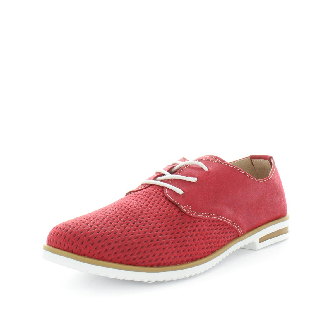 JUST BEE Women's CHARYA Loafers / Slip ons Red Brushed 38EU Main image