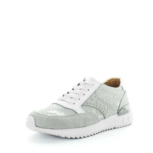 JUST BEE Women's CHELLI Sneakers Silver Print 41EU