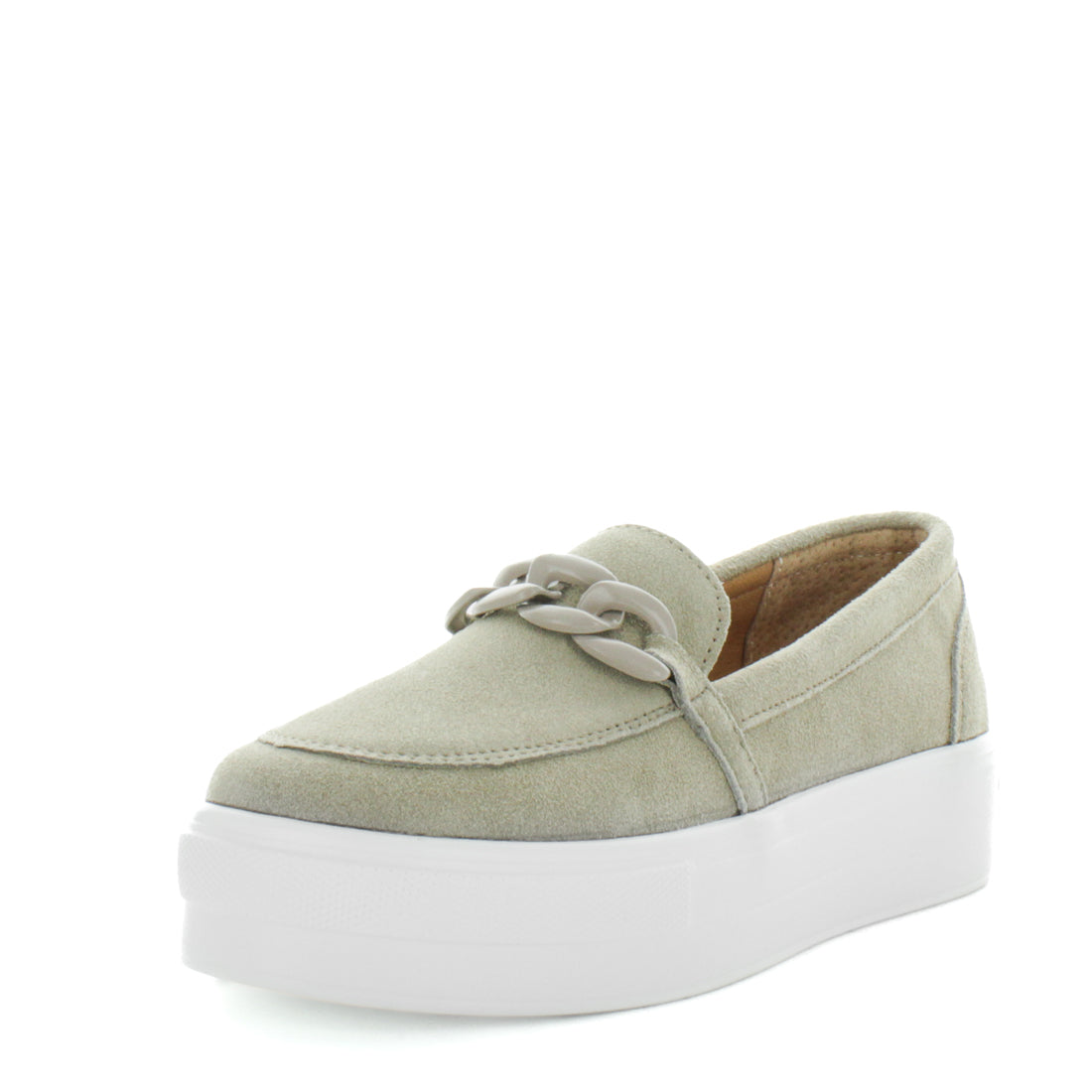 JUST BEE Women's CHIMY Loafers / Slip ons Beige Suede 39EU Main image