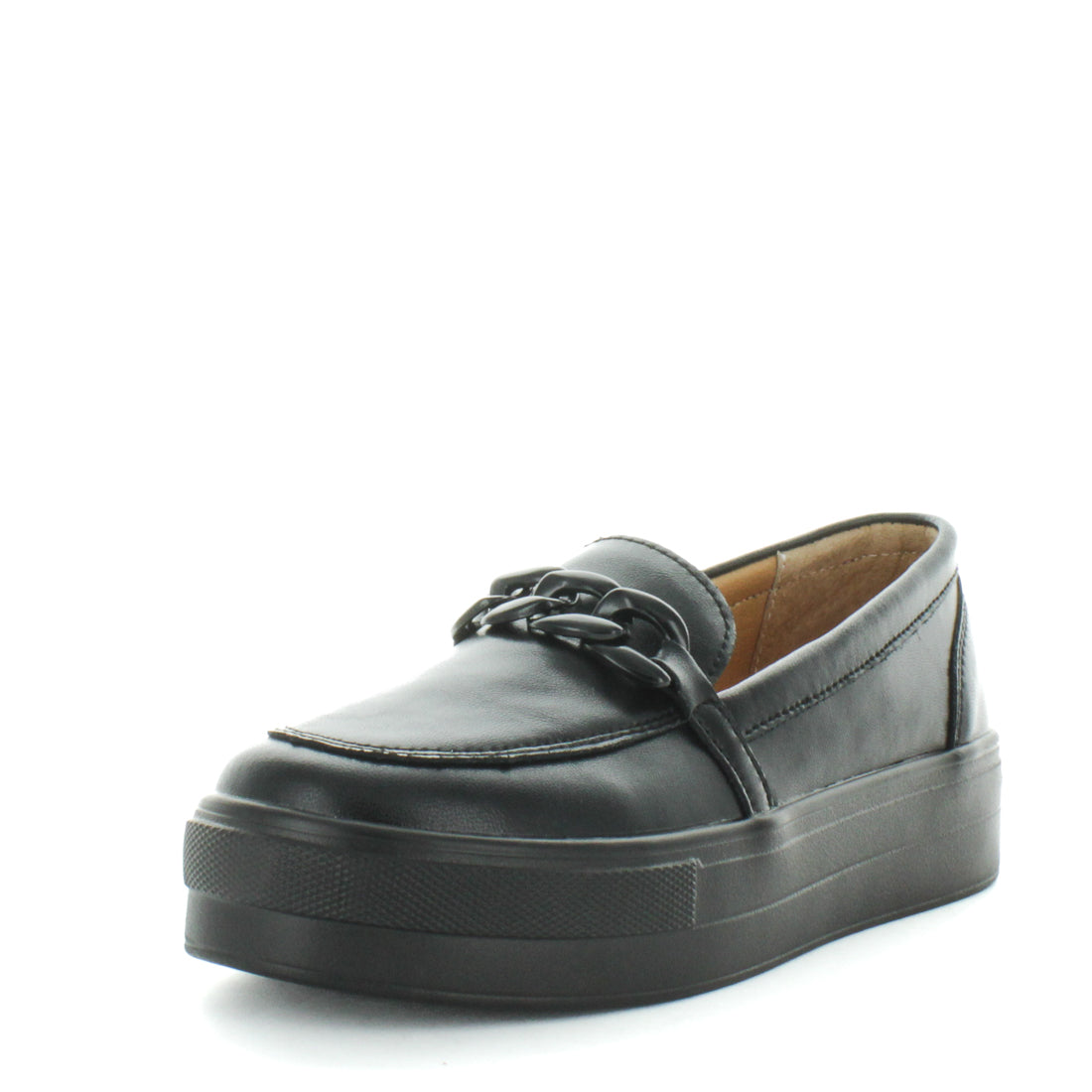 JUST BEE Women's CHIMY Loafers / Slip ons Black Smooth 37EU Main image