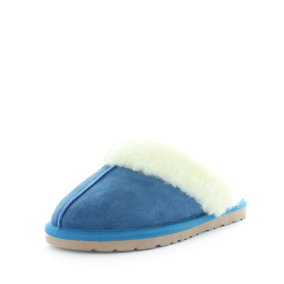 JUST BEE Women's CITA Slippers Blue 11US Main image