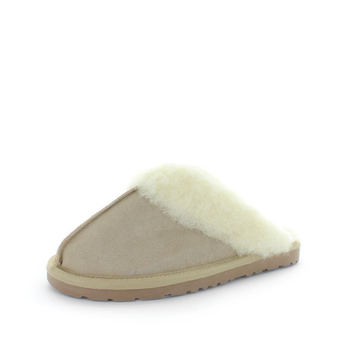 JUST BEE Women's CITA Slippers Sand 11US Main image