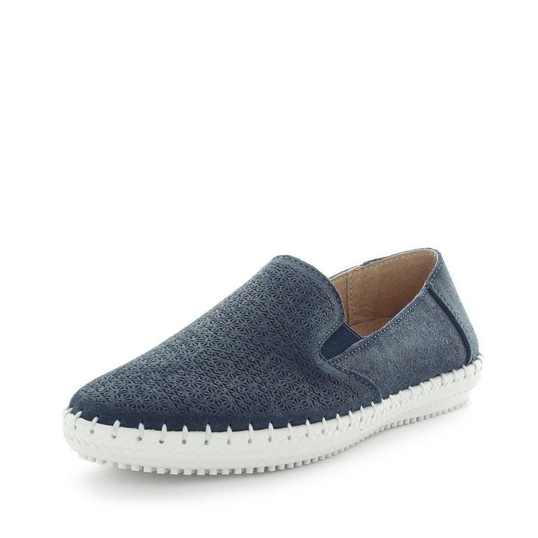 JUST BEE Women's COBLE Loafers / Slip ons Navy Embossed 37EU Main image