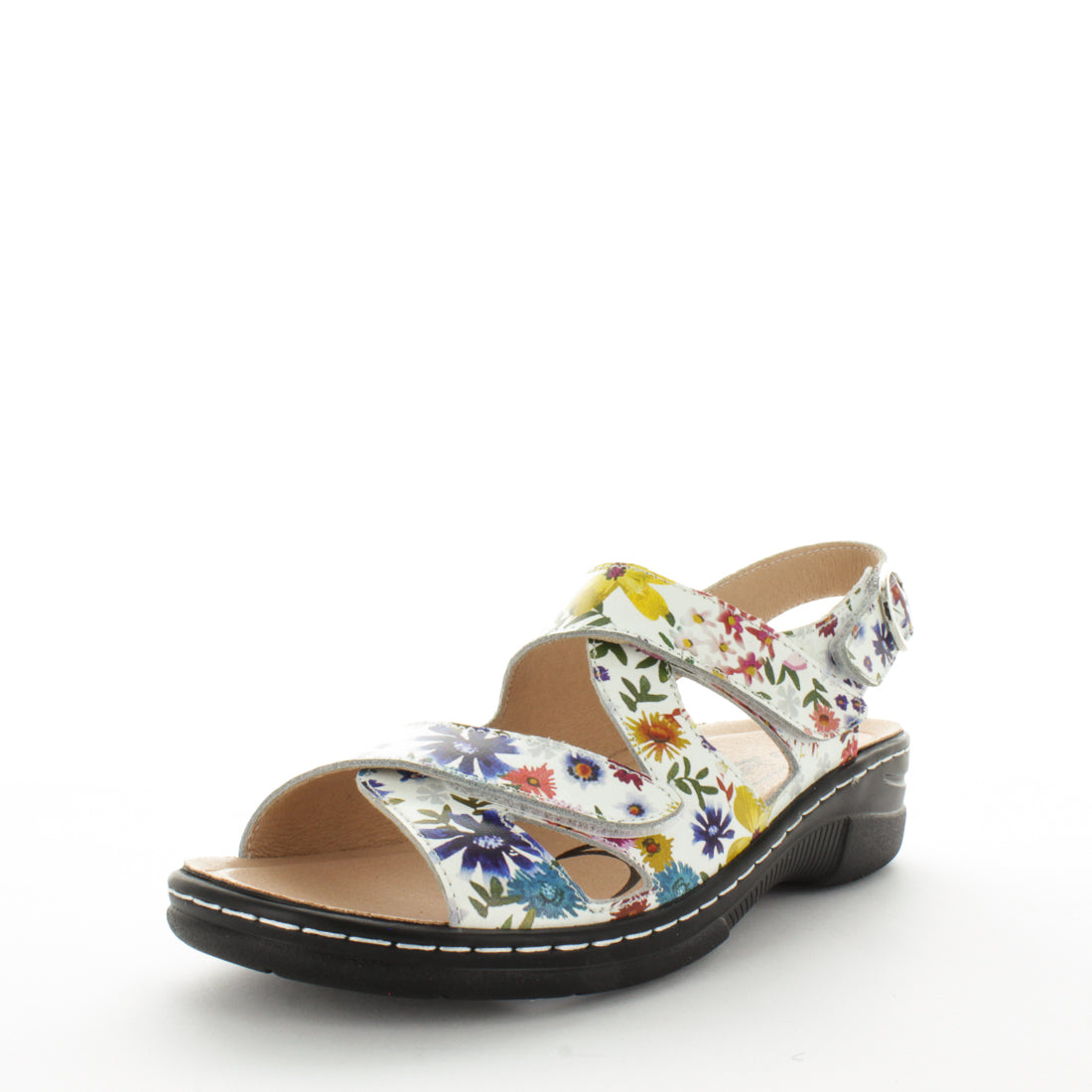 JUST BEE Women's COMICAL Sandals White Print 37EU Main image