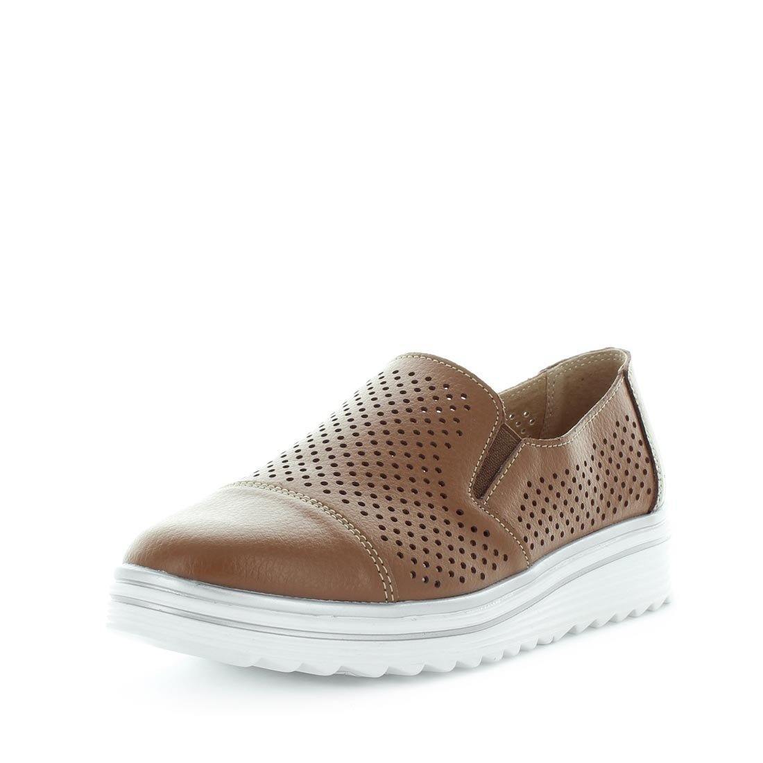 JUST BEE Women's CRISTA Loafers / Slip ons Tan Smooth 37EU Main image