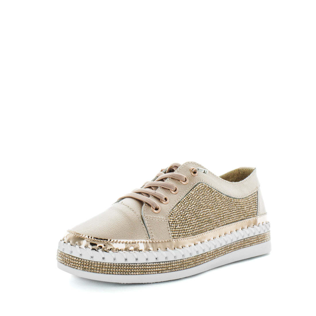 JUST BEE Women's CRISTEL Sneakers Rose Gold 36EU Main image