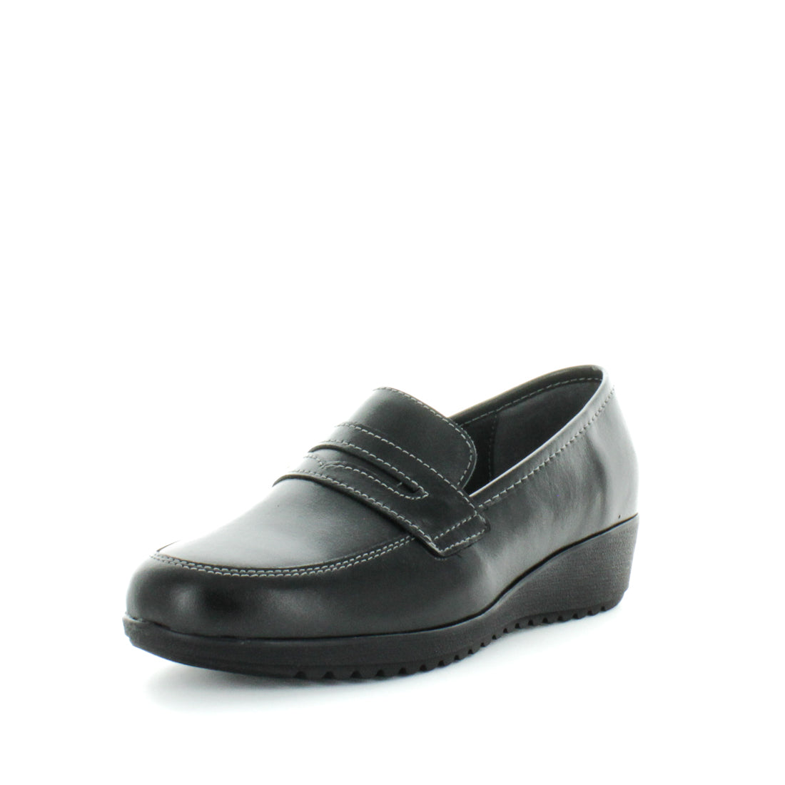 KIARFLEX Women's KANCY Loafers / Slip ons Black Smooth Shoe 41EU Main image
