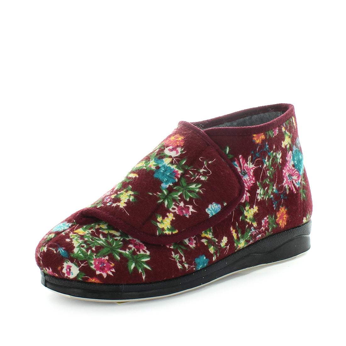 Panda PEFRAN Slippers Uggs Burgundy Floral Shoe 9 Main image