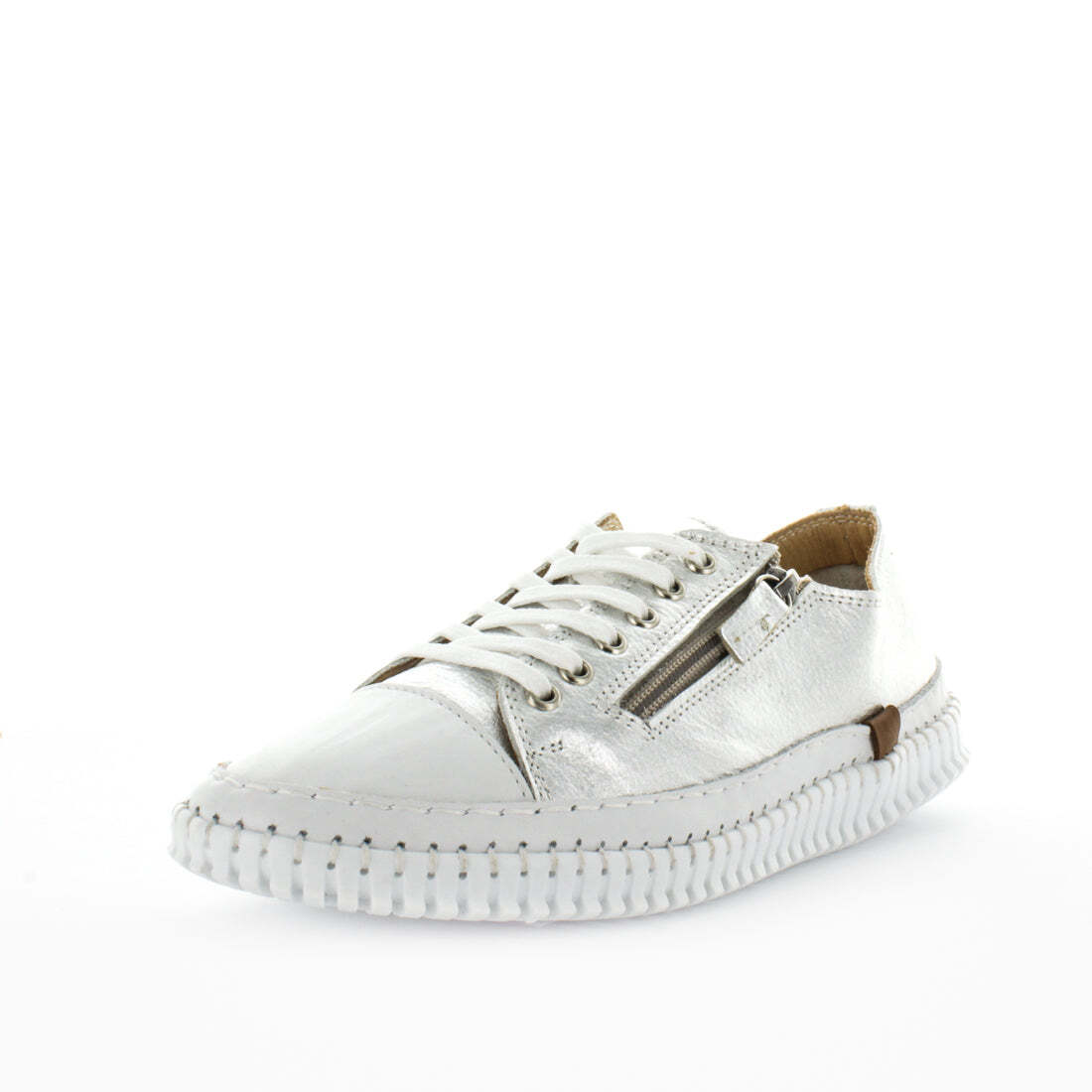 SOFT TREAD ALLINO Women's BANNAH Sneakers Silver Shoe 37EU Main image