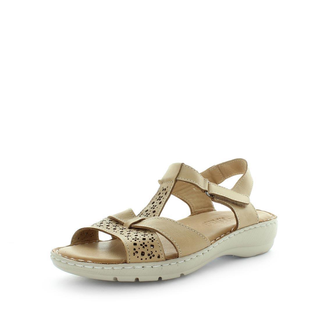 SOFT TREAD ALLINO Women's BORA Sandals Beige Shoe 36EU Main image
