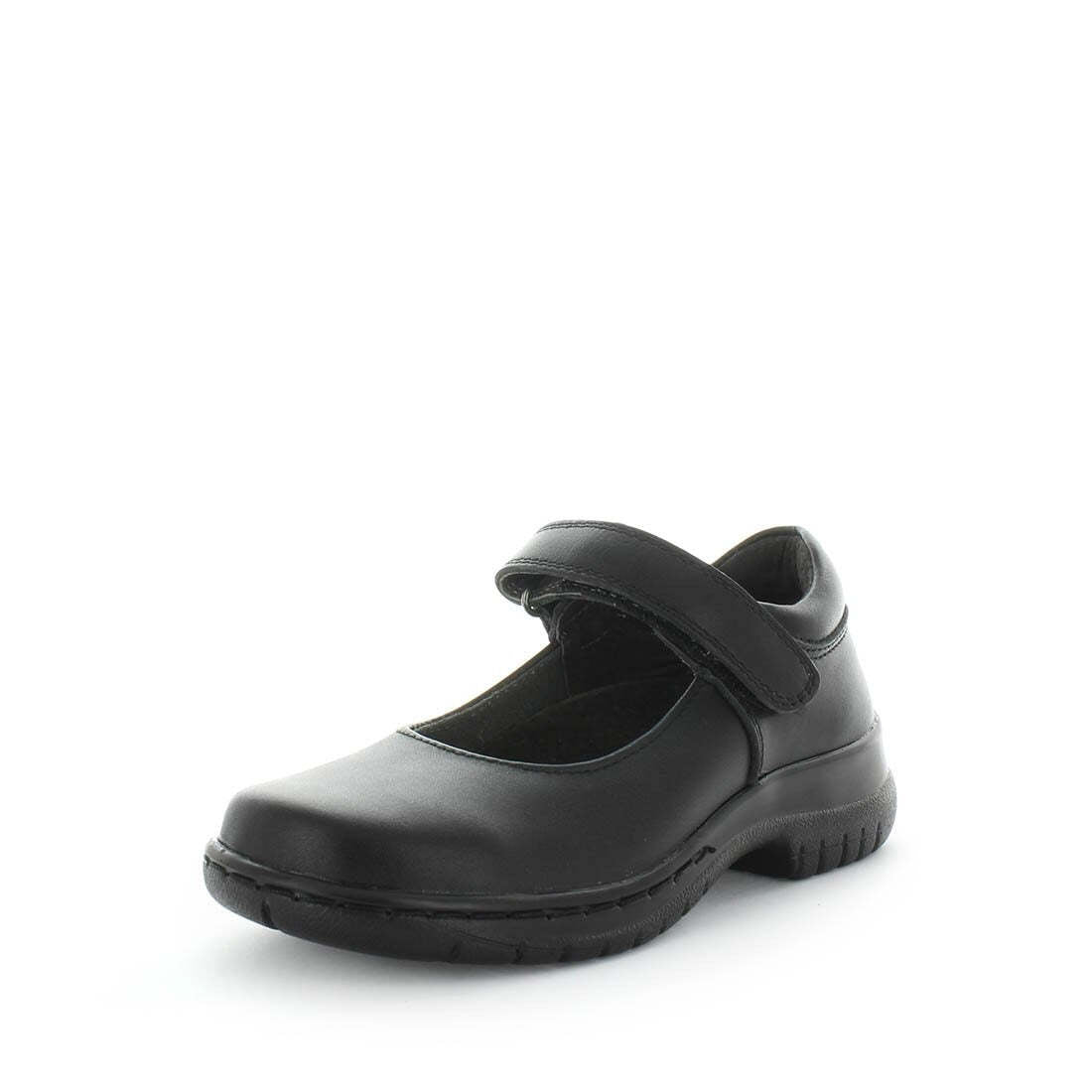 WILDE SCHOOL Girl's JANI2 School Black Smooth Shoe 9US Main image