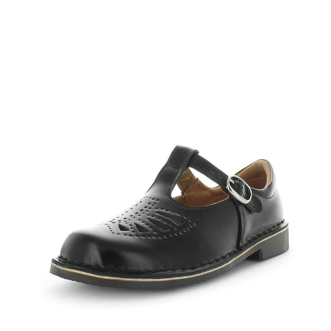WILDE SCHOOL Girl's JARRA School Black Off Shine Shoe 7US Main image