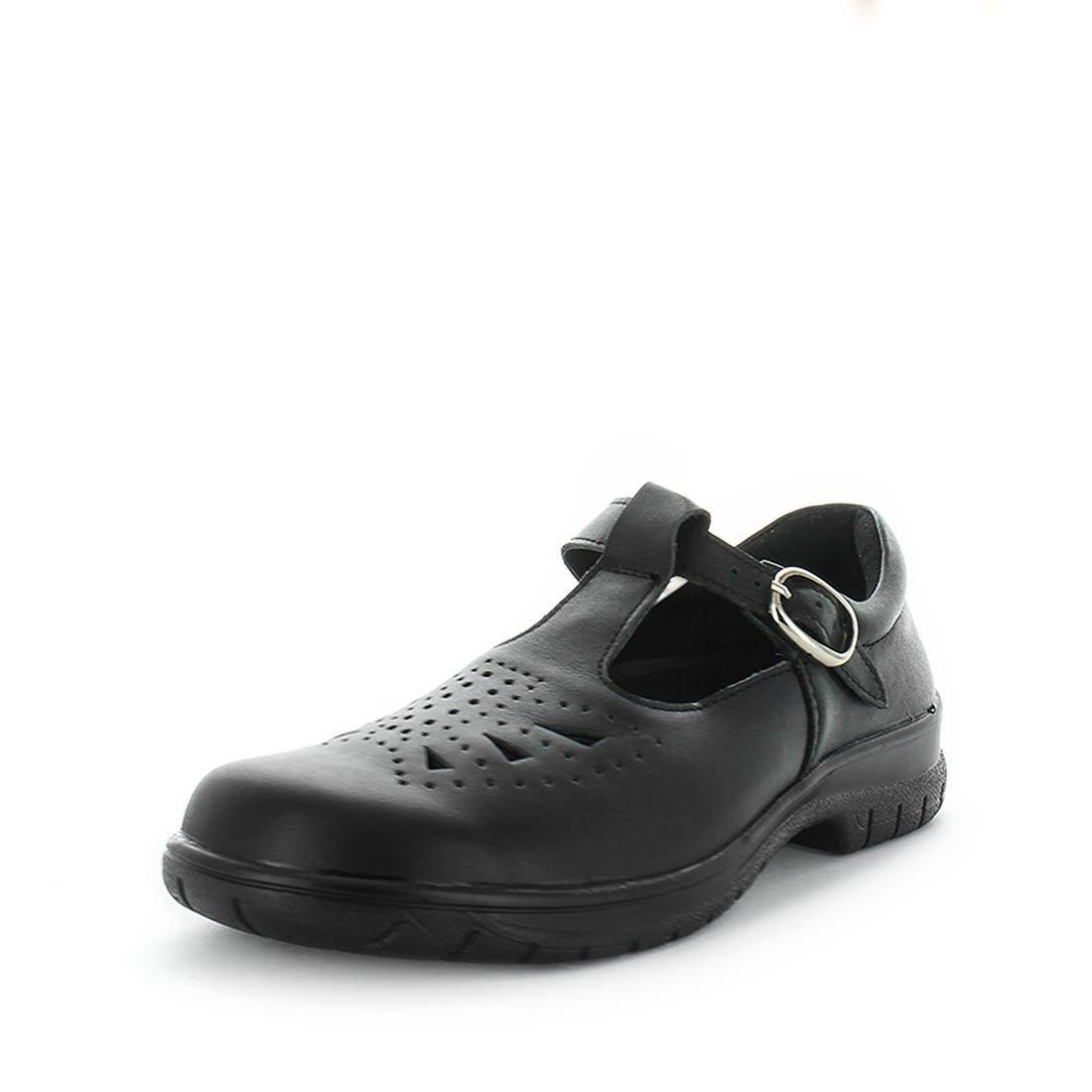WILDE SCHOOL Girl's JAYNE2 School Black Smooth Shoe 1US Main image