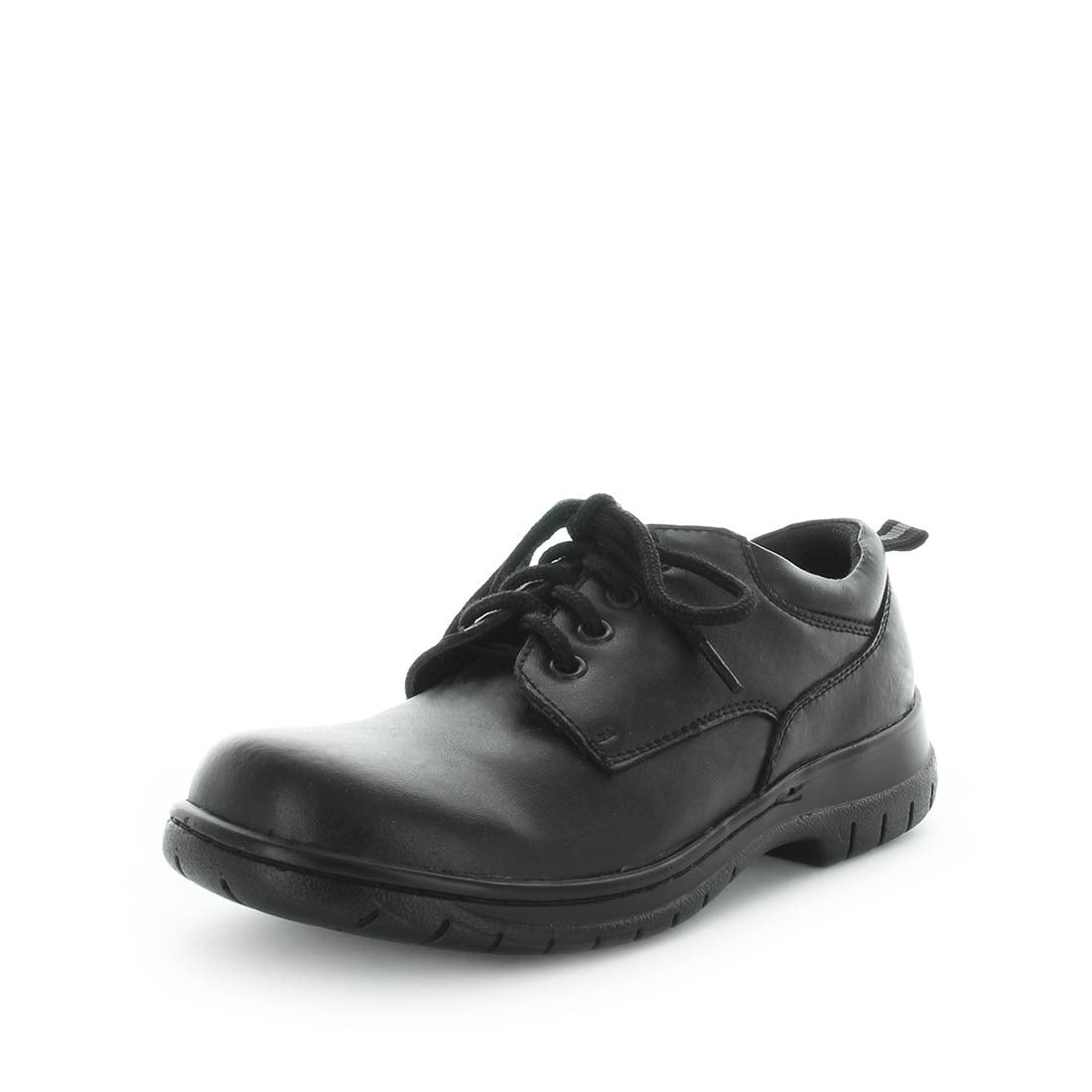 WILDE SCHOOL Girl's JUSTICE School Black Smooth Shoe 4US Main image