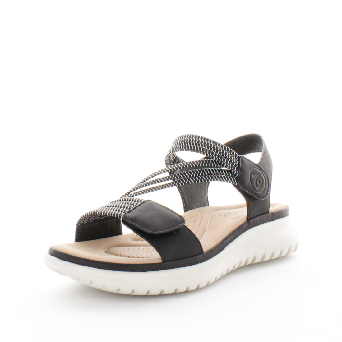 WILDE Women's SANNAH Sandals Black Shoe 36EU Main image