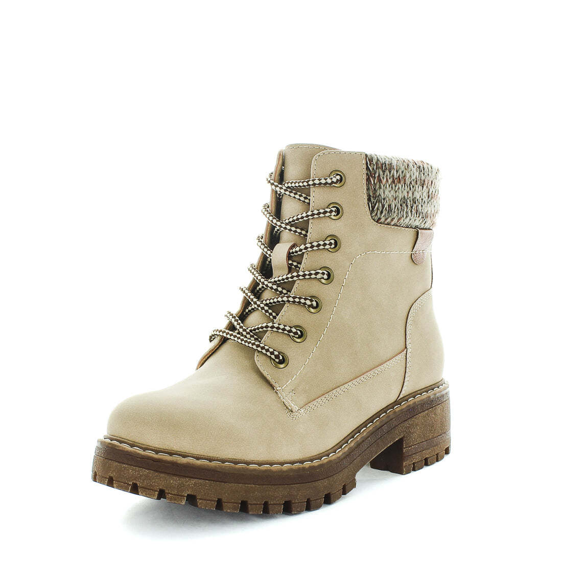 WILDE Women's SNUGGLE Boots Beige Micro Shoe 38EU Main image