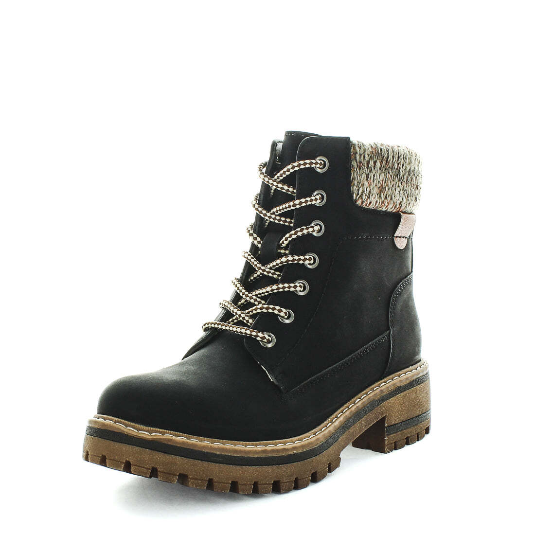 WILDE Women's SNUGGLE Boots Black Micro Shoe 39EU Main image
