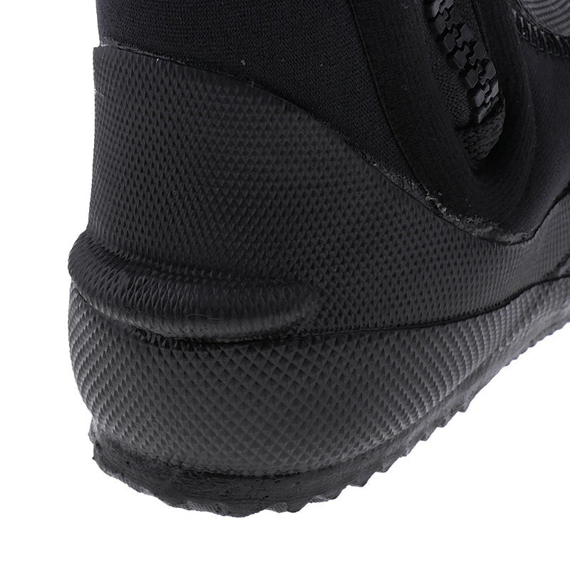 NNEOBA 5mm Neoprene Dive Boots - High Cut Zipper Wetsuit Boots Secondary image