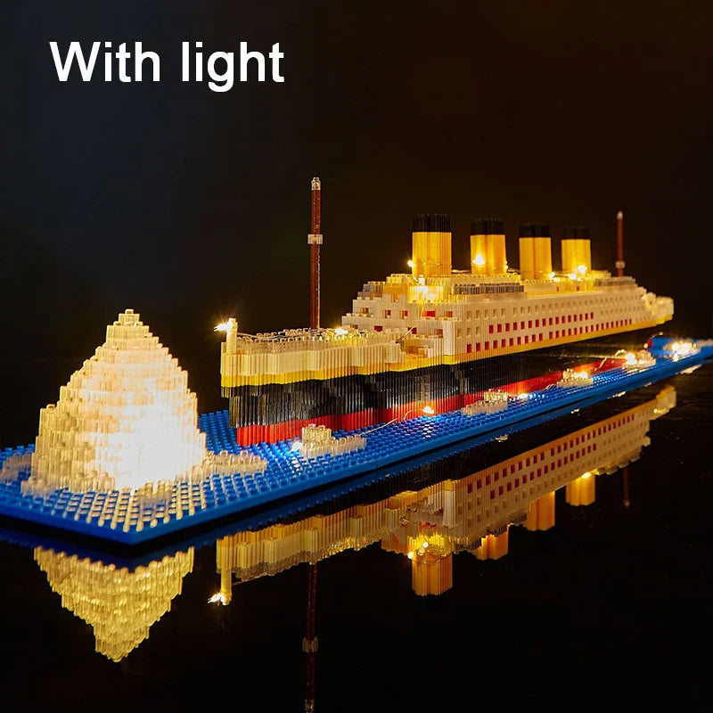 NNEOBA Titanic Ship Toy with LED Light Secondary image