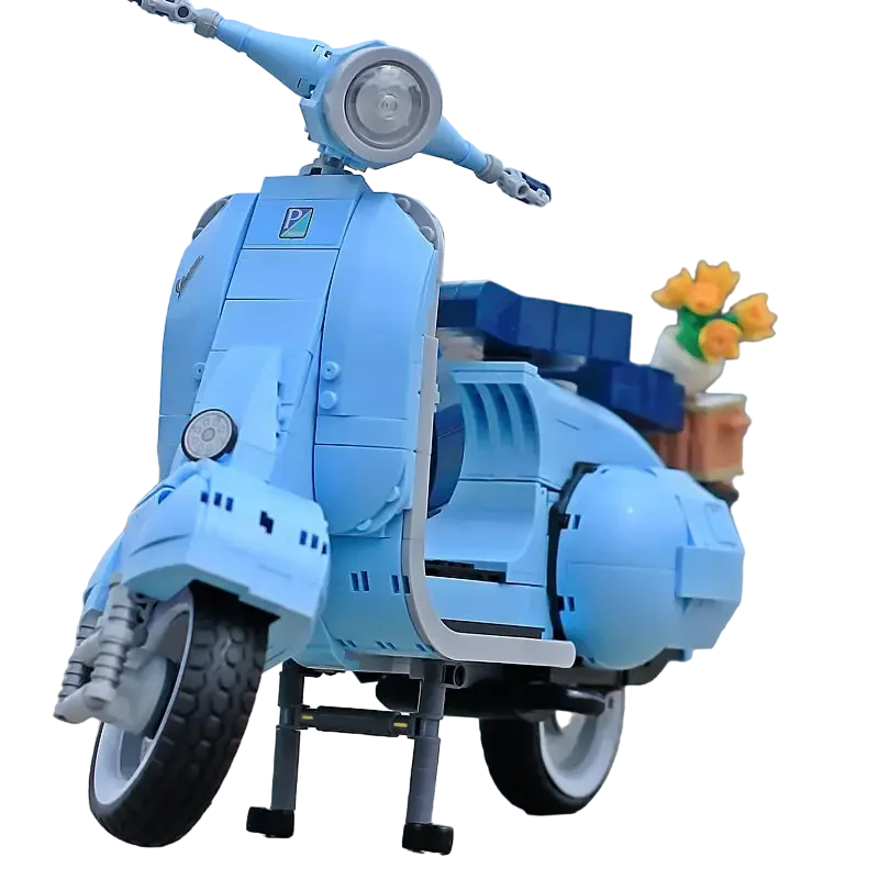 NNEOBA NEW Roman Vespas 125 MOC 10298 Motorcycle City Toys Main image