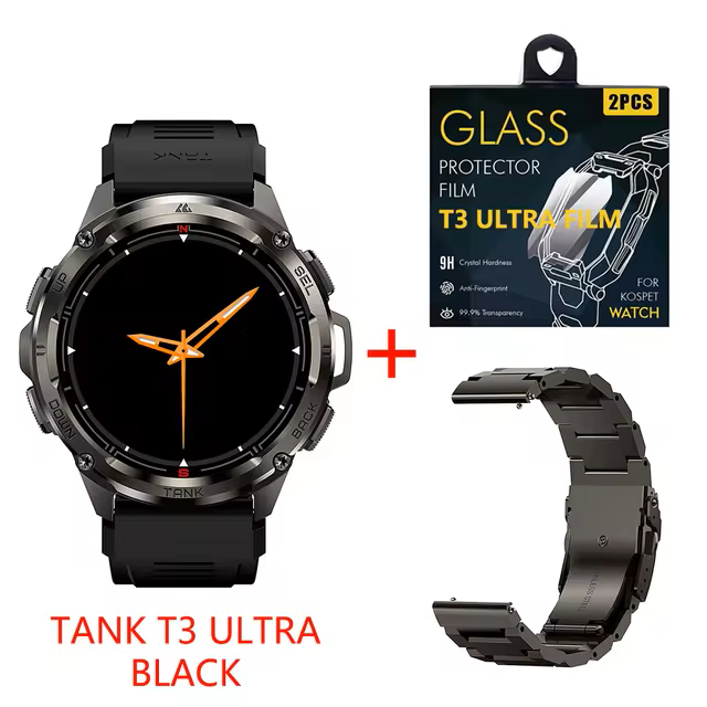 NNEOBA Ultra GPS Smart Watch 470mAh Digital Fitness Tracker with Bluetooth Secondary image