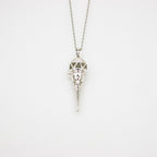Gift Box - Cone White Gold Aroma Necklace + Purify Oil Blend