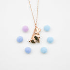 Gift Box - Dog Rose Gold Aroma Necklace + Purify Oil Blend
