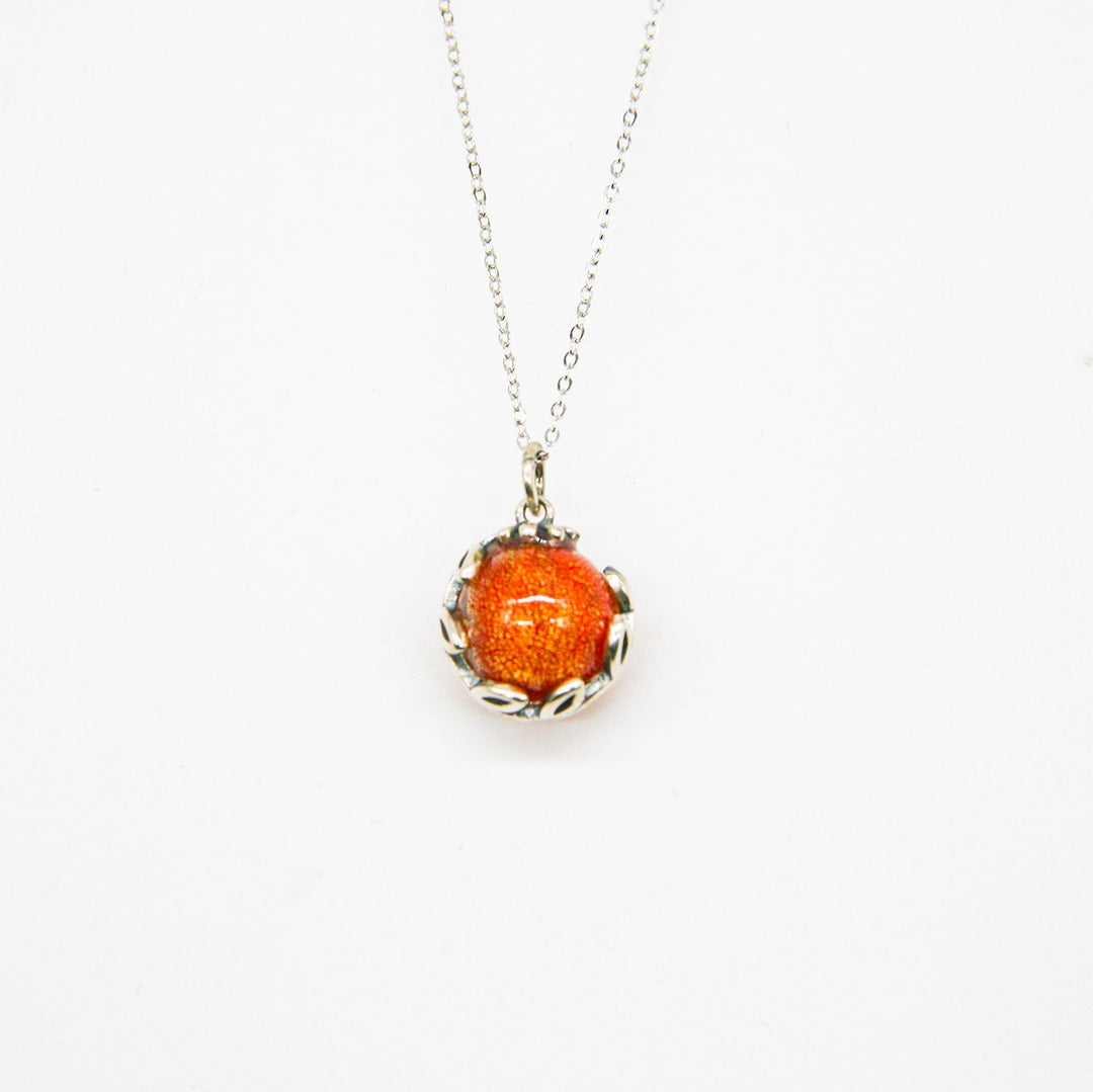 Gift Box - Aroma Necklace White Gold - Planet Solstice Sunburst (Fire Red) + Purify Oil Blend Secondary image