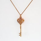 Gift Box - Key Rose Gold Aroma Necklace + Purify Oil Blend