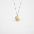 Gift Box - Aroma Necklace White Gold - Planet Nebula Nova (Pink) + Purify Oil Blend