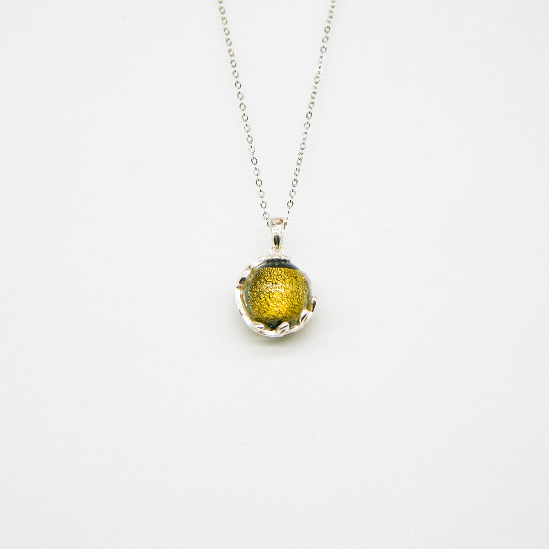 Gift Box - Aroma Necklace White Gold - Planet Stellar Midnight (Golden dark blue) + Purify Oil Blend Secondary image