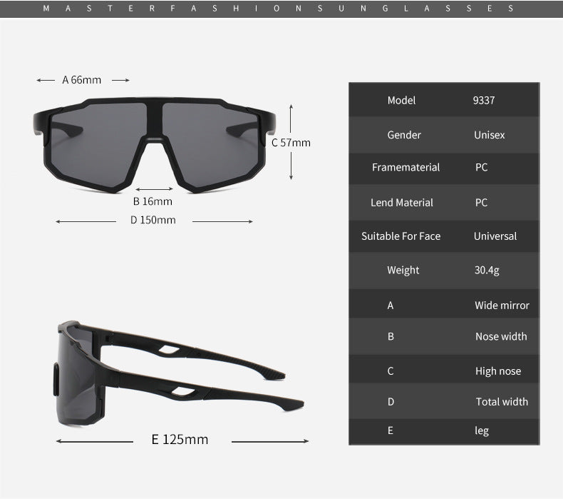 New sports sunglasses men's and women's cycling sunglasses dazzling sunglasses Secondary image