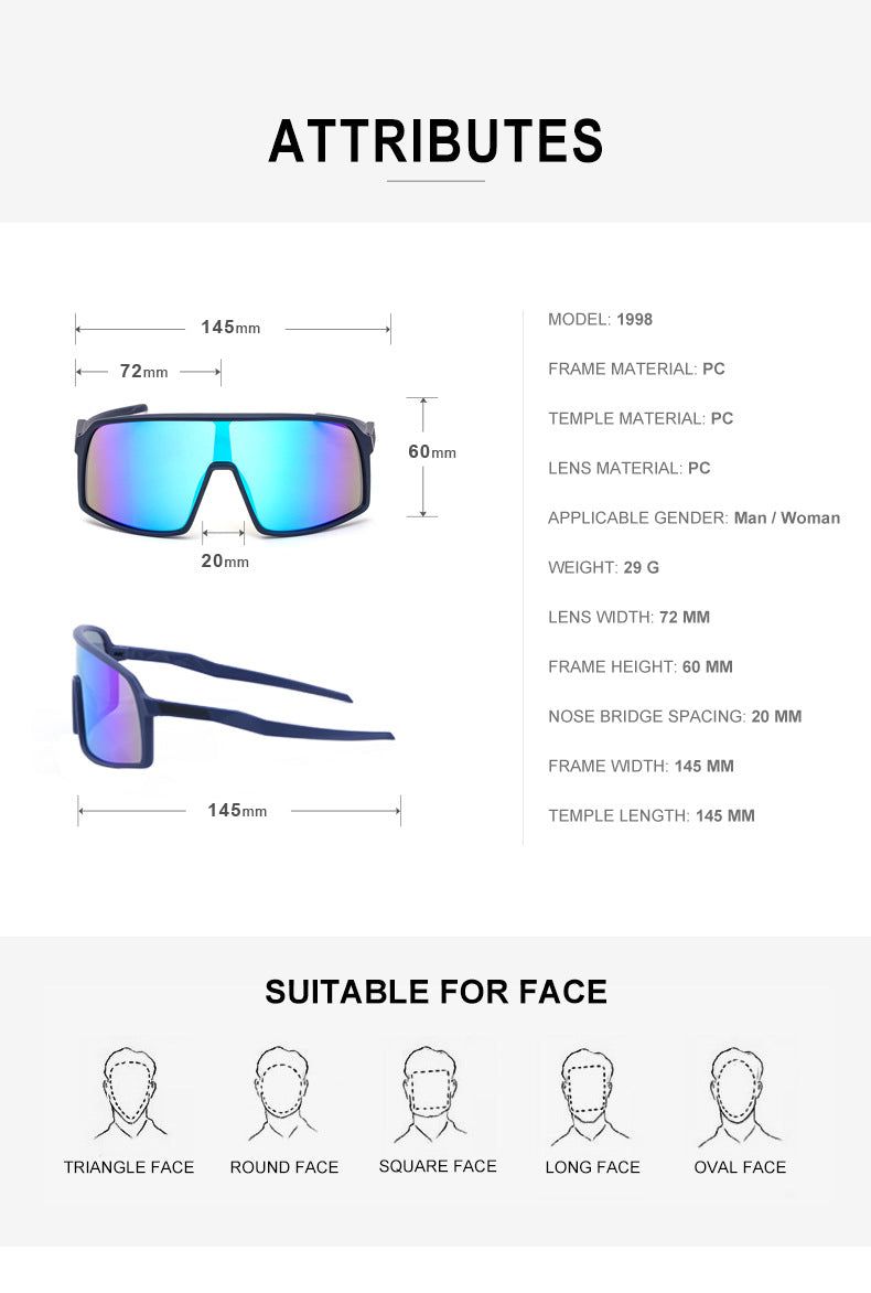 Cycling Sunglasses: Conquer the Road with Style and Protection Tea colors Secondary image