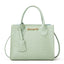 Elegant Crocodile Embossed Faux Leather Handbag - Green Tote with Dual Handle for Women 20*16*9cm