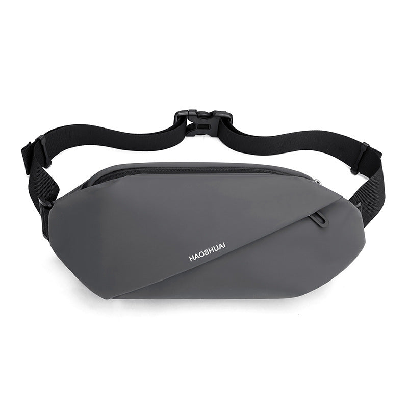 Versatile Crossbody/Fanny Pack for Men - Lightweight and Large Capacity (Gray) Main image