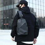Multifunctional Crossbody Chest Bag | Stylish and Practical Shoulder Backpack for Everyday Use (Gray)