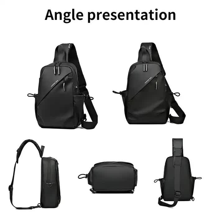 Multifunctional Crossbody Chest Bag | Stylish and Practical Shoulder Backpack for Everyday Use (Gray)