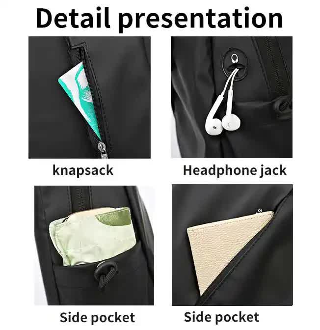 Multifunctional Crossbody Chest Bag | Stylish and Practical Shoulder Backpack for Everyday Use (Gray)